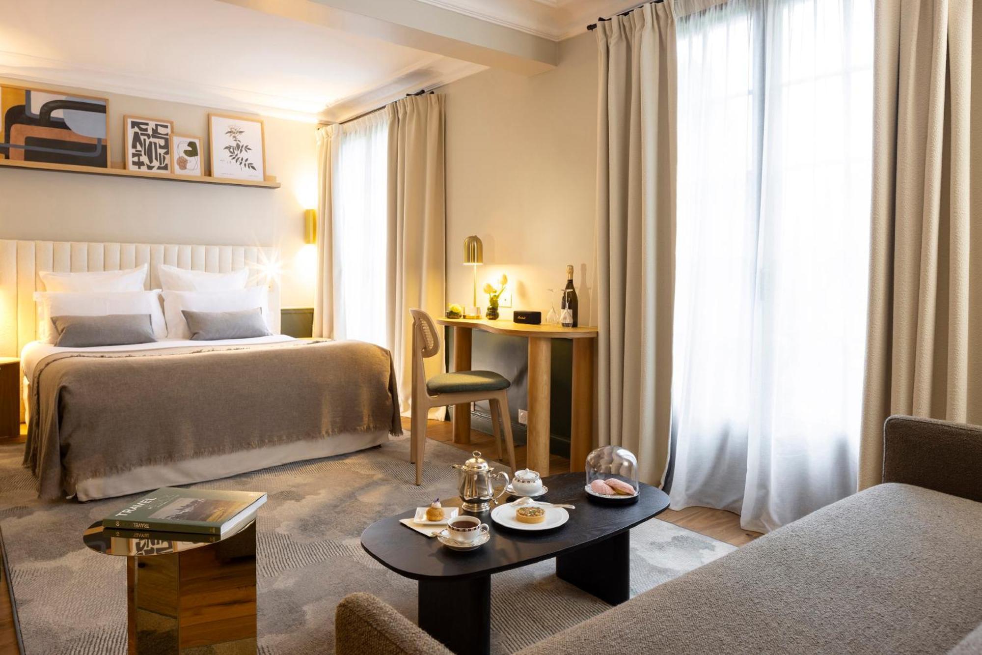 Hostellerie Briqueterie & Spa Champagne Вине Экстерьер фото A room at the hotel