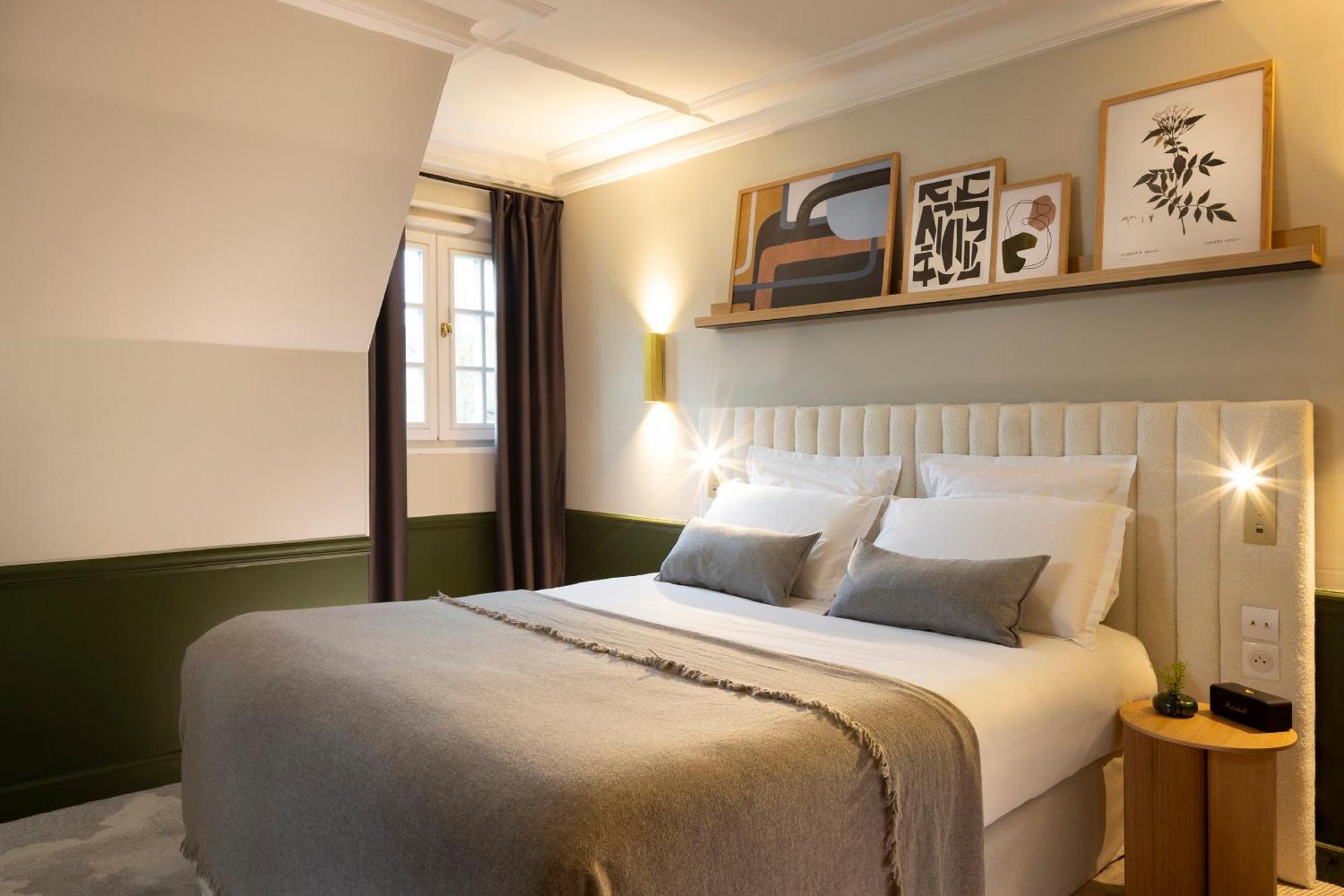 Hostellerie Briqueterie & Spa Champagne Вине Экстерьер фото A room at the hotel
