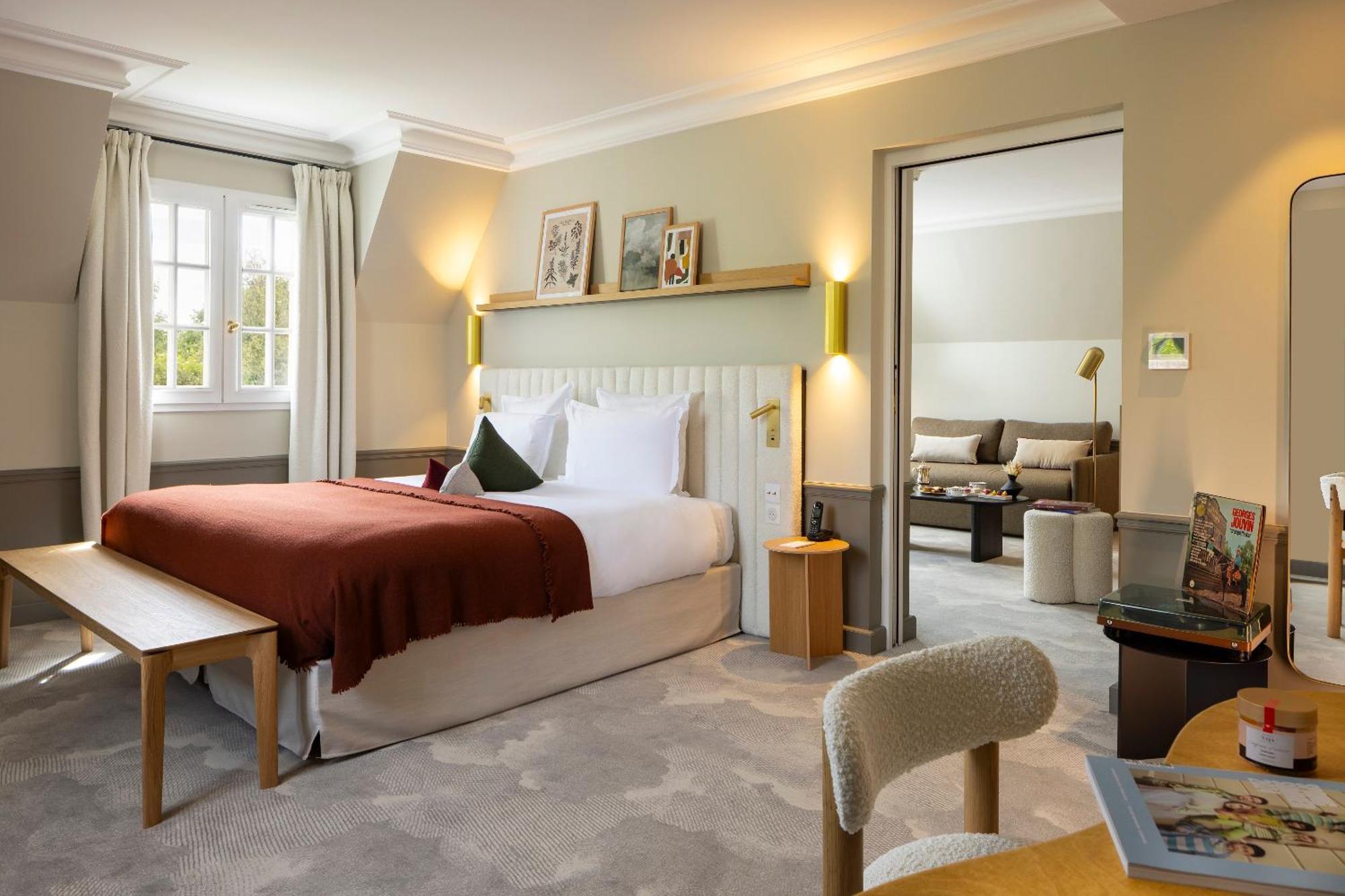 Hostellerie Briqueterie & Spa Champagne Вине Экстерьер фото A suite at the hotel