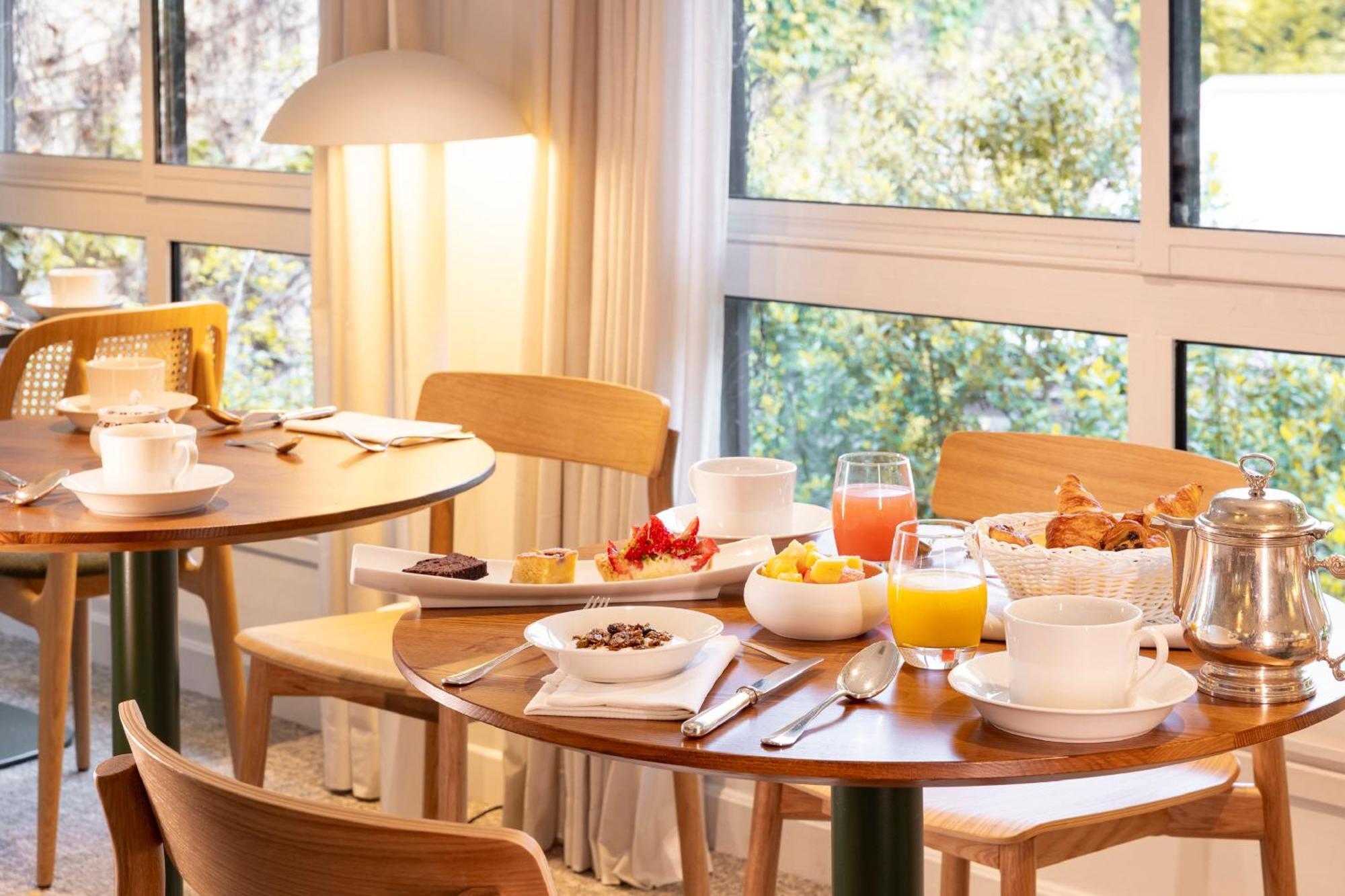 Hostellerie Briqueterie & Spa Champagne Вине Экстерьер фото Breakfast at the hotel
